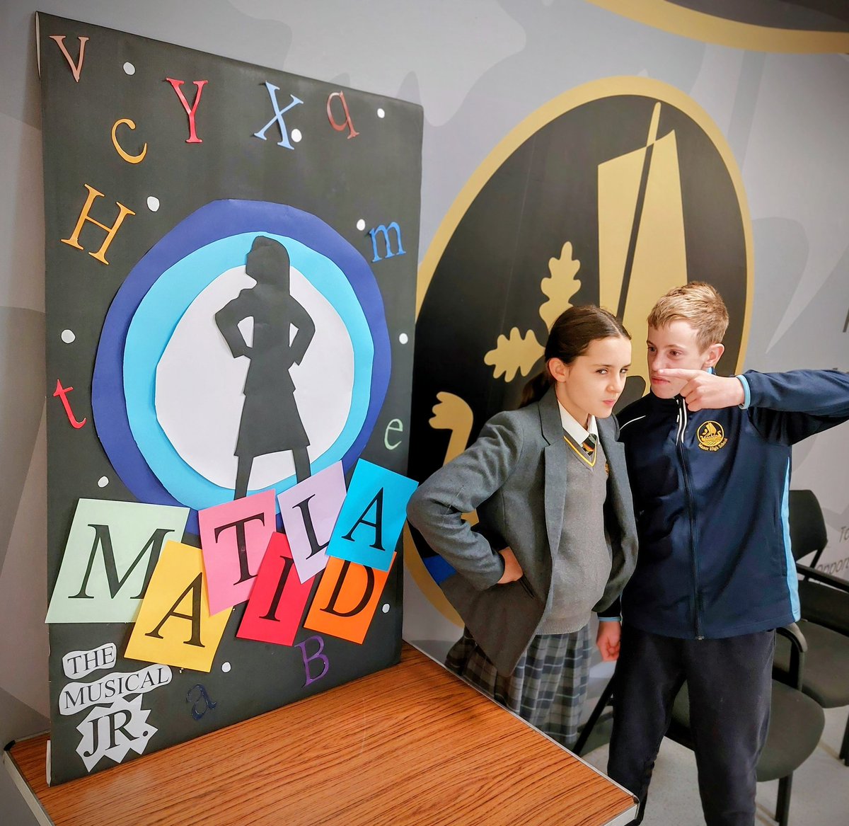 CAManorHigh's tweet photo. Has the Trunchbull finally met her match? Manor High School presents Matilda the Musical Jr. 15-16 December, 7pm. @ManorHighSchool https://t.co/m2LYxtBeK7