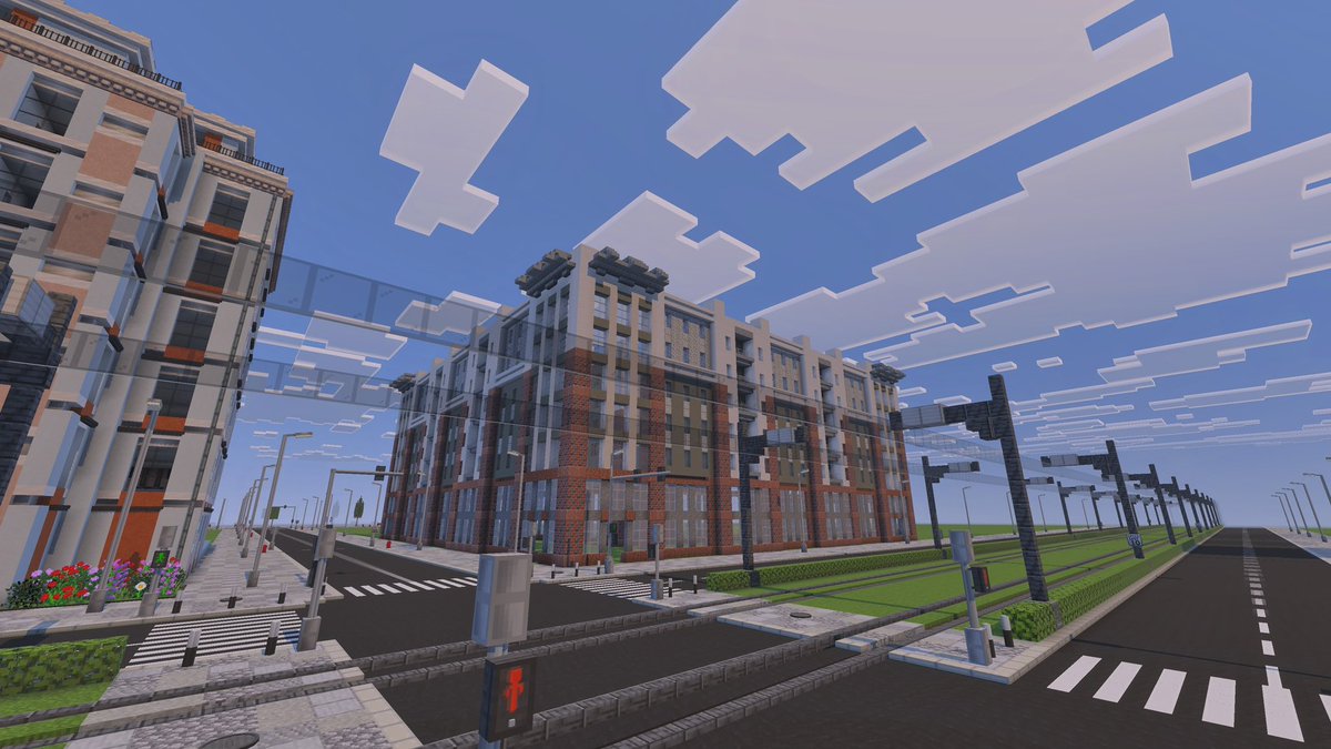 KMultigame's tweet image. #pourtoi #Minecraft #build #ville #PlayStation  voici un nouveau bâtiment moderne. D’entreprise que, j’ai fait 🏢🏬