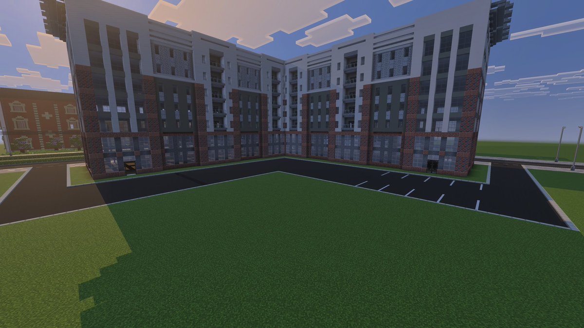 KMultigame's tweet image. #pourtoi #Minecraft #build #ville #PlayStation  voici un nouveau bâtiment moderne. D’entreprise que, j’ai fait 🏢🏬