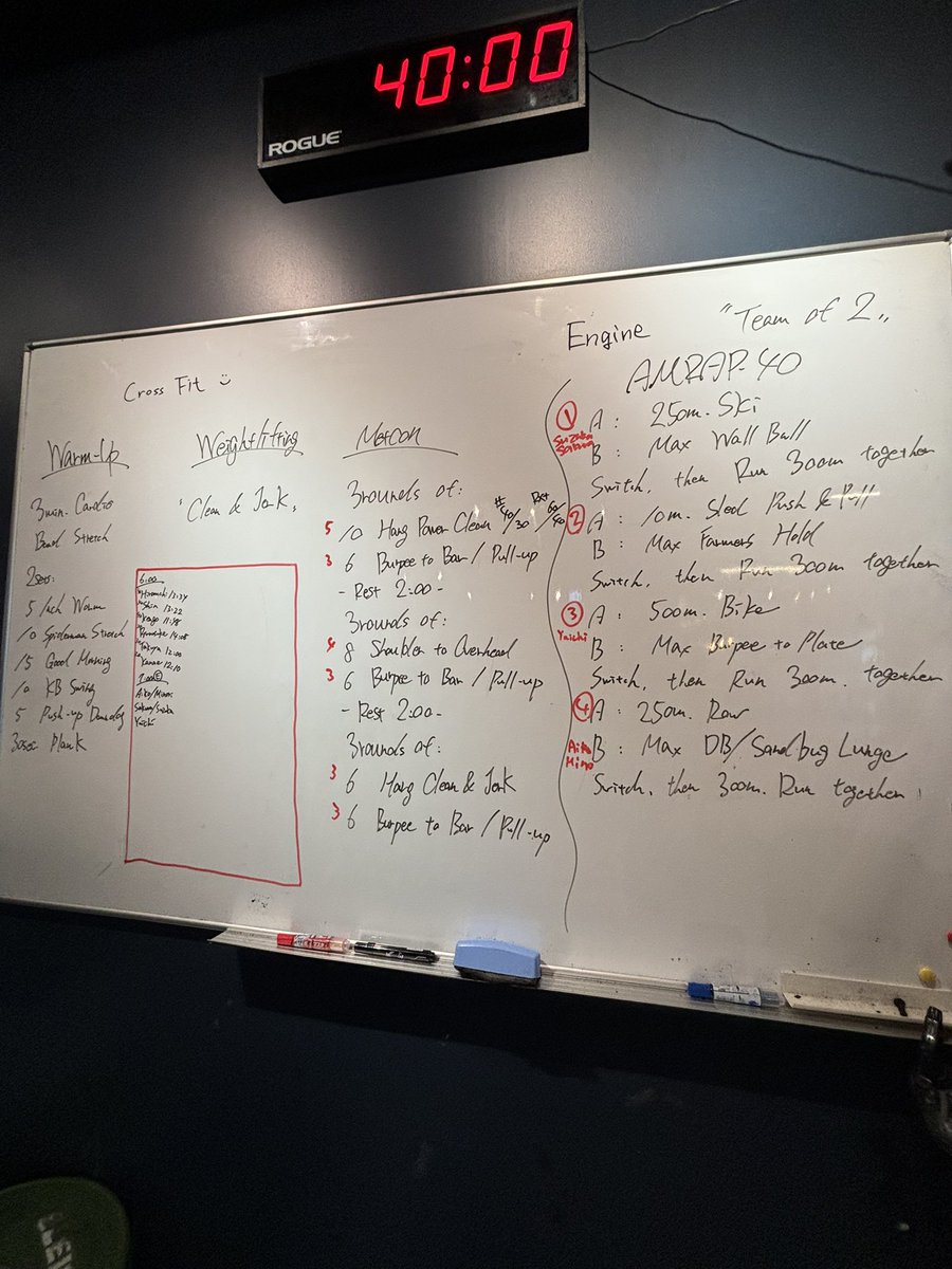 elprincipetotti's tweet image. #今日トレ
クロスフィット🏋️からの20kmラン🏃‍➡️

クロスフィットはペアトレだったけど👨ペアがいなく1人でやるハメに笑→いいトレーニング🔥 

そこから20km走ろうと思ってたら偶然クラスにまさかの全く同じ考えの方がおりご一緒に🏃‍➡️

助かりました☺️

今日もgood training💪

#ランニング