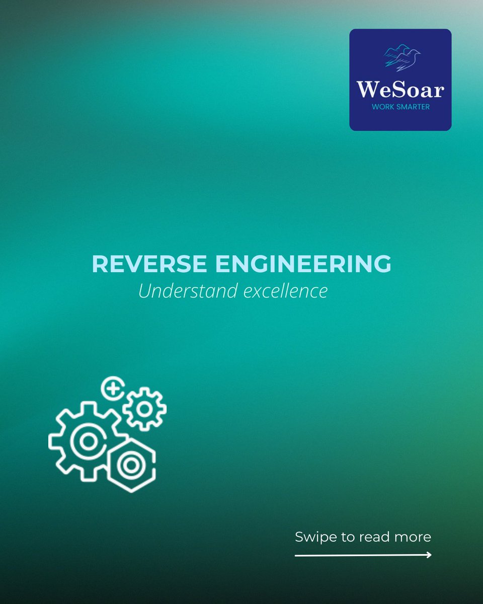 WesoarAi's tweet image. Reverse engineer what impresses you. 

Not to copy. To understand. Not to steal. To learn. 

Decompose excellence. Identify decisions. Understand trade-offs. 

Excellence leaves fingerprints for those who look closely. #TechTuesday #ReverseEngineering #LearnFromTheBest