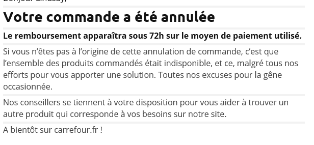 flo_76_'s tweet photo. @CarrefourFrance toujours des problèmes… et toujours rien de réglé concernant la violation du RGPD après 9 mois sur mes données personnelles @CNIL .  À quand un vrai service client chez vous ? https://t.co/FqeZGO162s