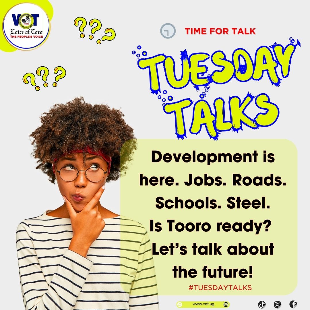 VoiceofToro's tweet image. 🎙 It&apos;s #TimeForTalk! Museveni &amp;amp; Ruto launched a UGX 1.7 trillion steel plant in Tororo, meaning Jobs, Roads, Schools, and Steel. Development is clearly knocking! But are we ready to seize the opportunities? 🤔

💬 Let’s unpack it in the comments.

#IrakaLyaBantu #TuesdayTalks