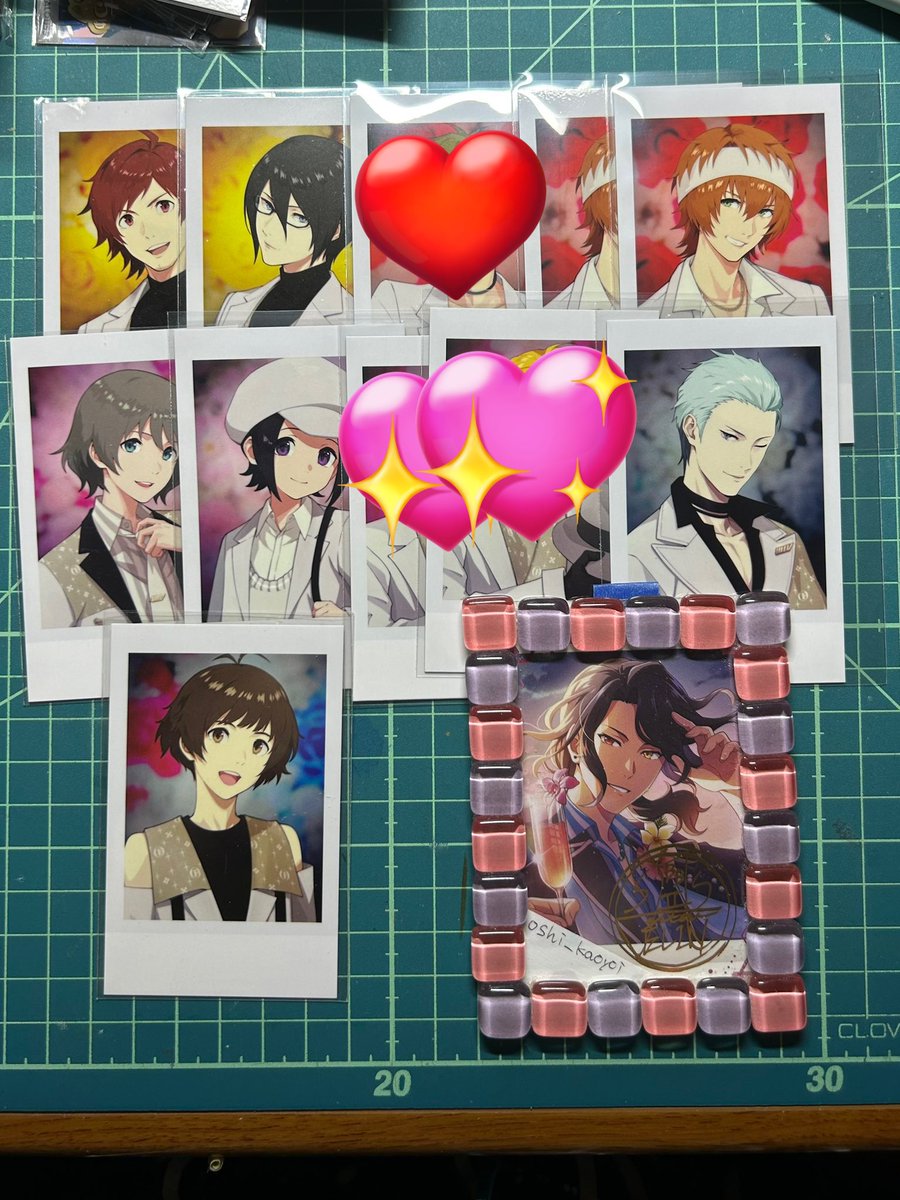 交換】SideM FiFS展 インスタントフォト風カード フォトカ 白 譲）輝