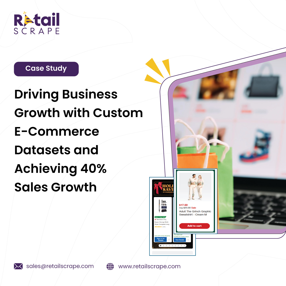 RetailScrap's tweet image. Custom E-Commerce datasets are helping brands achieve up to 40% sales growth! 📈🛒
→ Real-time pricing
→ Competitor tracking
→ Stock intelligence
→ Demand forecasting
Smarter data = faster growth.

📌retailscrape.com/custom-ecommer…

#EcommerceData #DataAnalytics #WebScraping