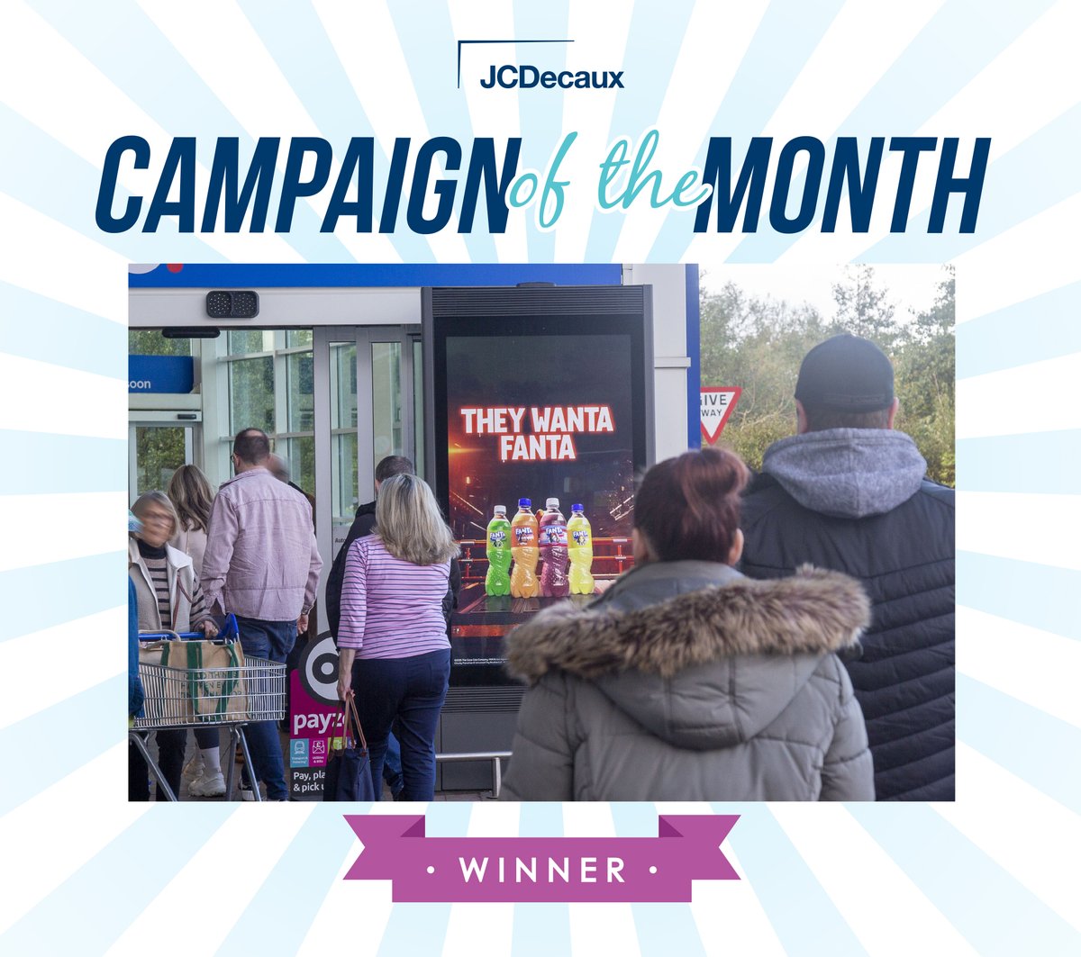 jcdecauxireland's tweet photo. Fanta has won our October 2025 ‘Campaign of the Month’ with their Halloween inspired out of home campaign!  

🔗 full story on our website

#OOH #DOOH #AdvertisingIreland #Fanta @fanta https://t.co/oDX3xpBMW3