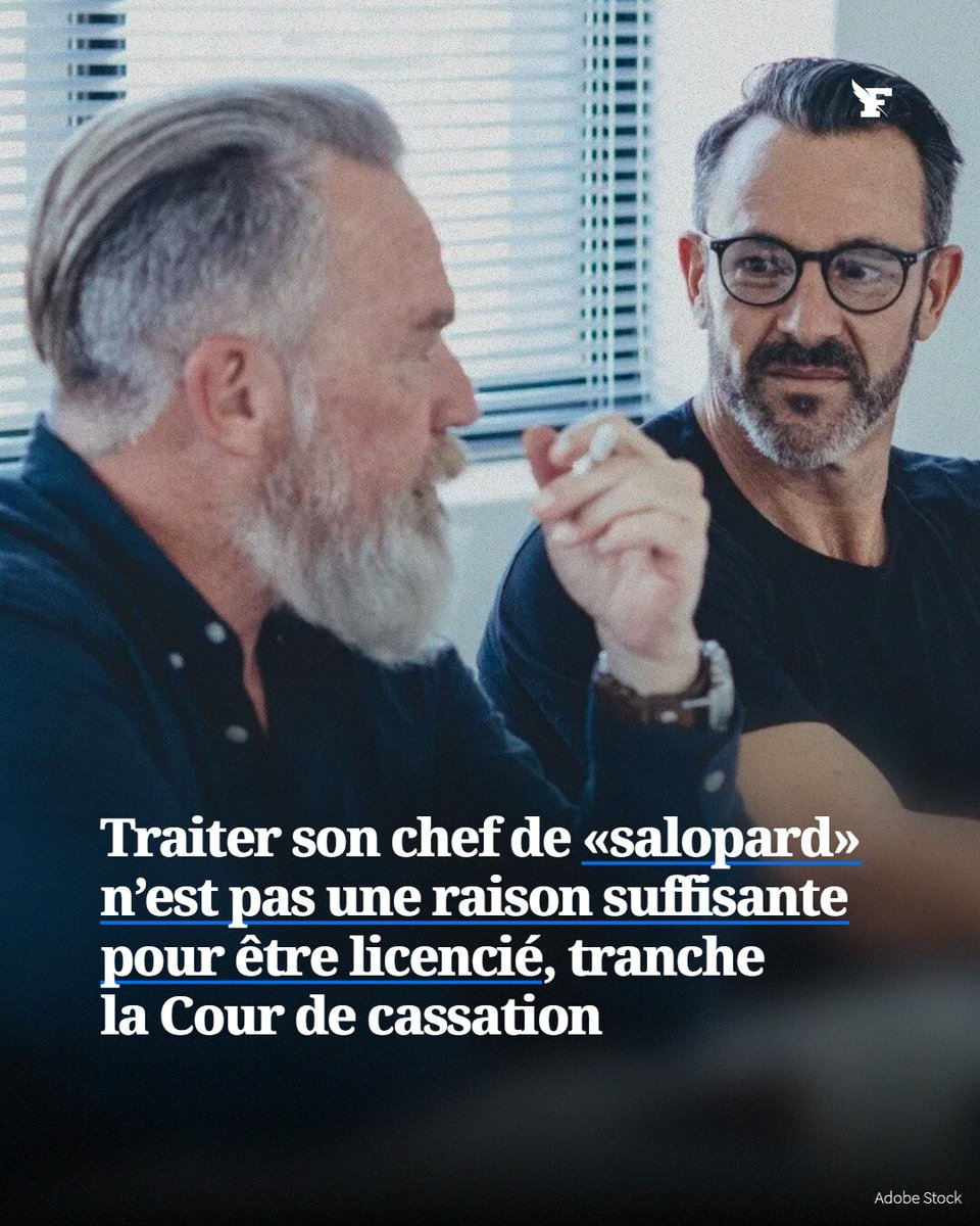 Le_Figaro's tweet image. Ces propos sont «excessifs» mais ne caractérisent pas une faute grave, estime la plus haute autorité judiciaire française. →l.lefigaro.fr/C340