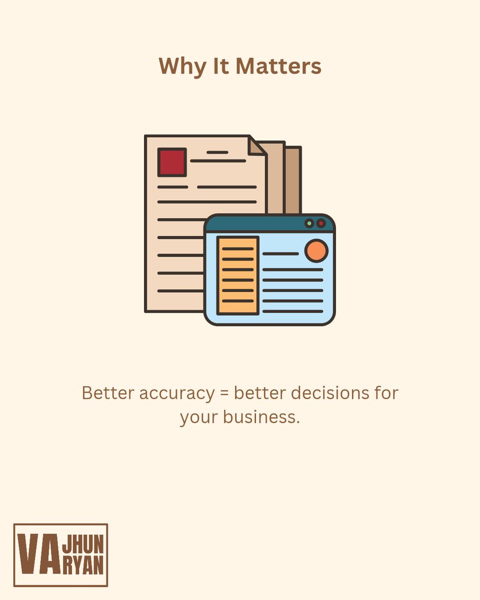 va_jhunryan's tweet image. “Your data deserves clarity — not chaos.
Let’s turn cluttered files into clean, actionable information&quot; 📂✨

“Send me a message today to get your data organized the smart way!”

#DataEntryServices #VirtualAssistantPH #AdminSupport #DataManagement #AccurateData #OnlineWorkPH