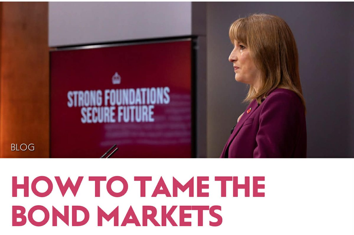 The budget will be a £30bn spectacle designed to appease bond markets.

Yet it will likely do nothing to challenge the power bond markets have been gifted by the govt. 

Truly taming bond markets means a radically different approach to fiscal+monetary policy. 

Let me explain 👇