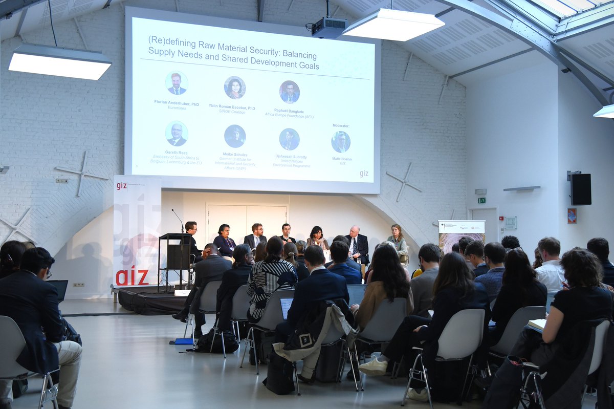 At GIZ's #RawMaterialsWeek 2025 side event, our Deputy DG Dr. Florian Anderhuber joined the panel on “(Re)defining Raw Material Security.”

He highlighted the need for better access to finance, faster permitting, de-risking, and stronger value chain integration.

#Euromines #GIZ