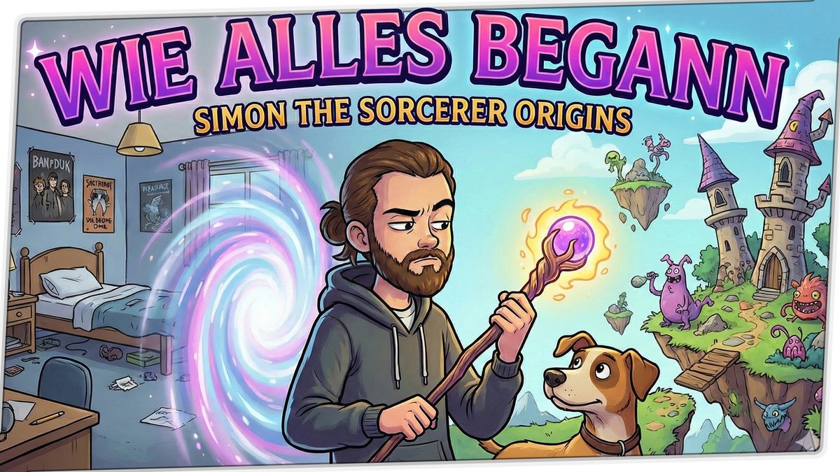 Endlich erfahren wir, wie die Legende begann! 🧙‍♂️✨ Ich stürze mich in Simon the Sorcerer Origins - das Prequel zum Kult-Klassiker. Sarkasmus, Magie und ein genervter Teenager warten auf uns.
Schaut rein! 👇 youtu.be/k_xeb5MFGic
#SimonTheSorcerer #AdventureGame #Gaming