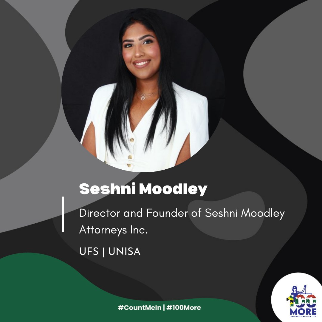 “The centenary is an opportunity to honour women and their ability to shatter the glass ceiling in male-dominated fields. It is a culmination of the efforts of women in various legal fields.” #100more #CountMeIn #WomenInLaw