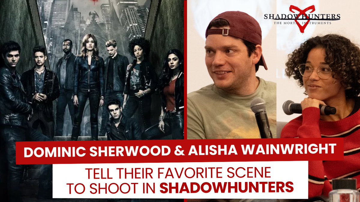 FrConventions's tweet image. Dominic Sherwood et Alisha Wainwright ont profité de leurs retrouvailles à la #FITP de @Union_Conv pour parler de leurs scènes préférées dans #Shadowhunters 👇 
youtube.com/watch?v=c8KVpC…
