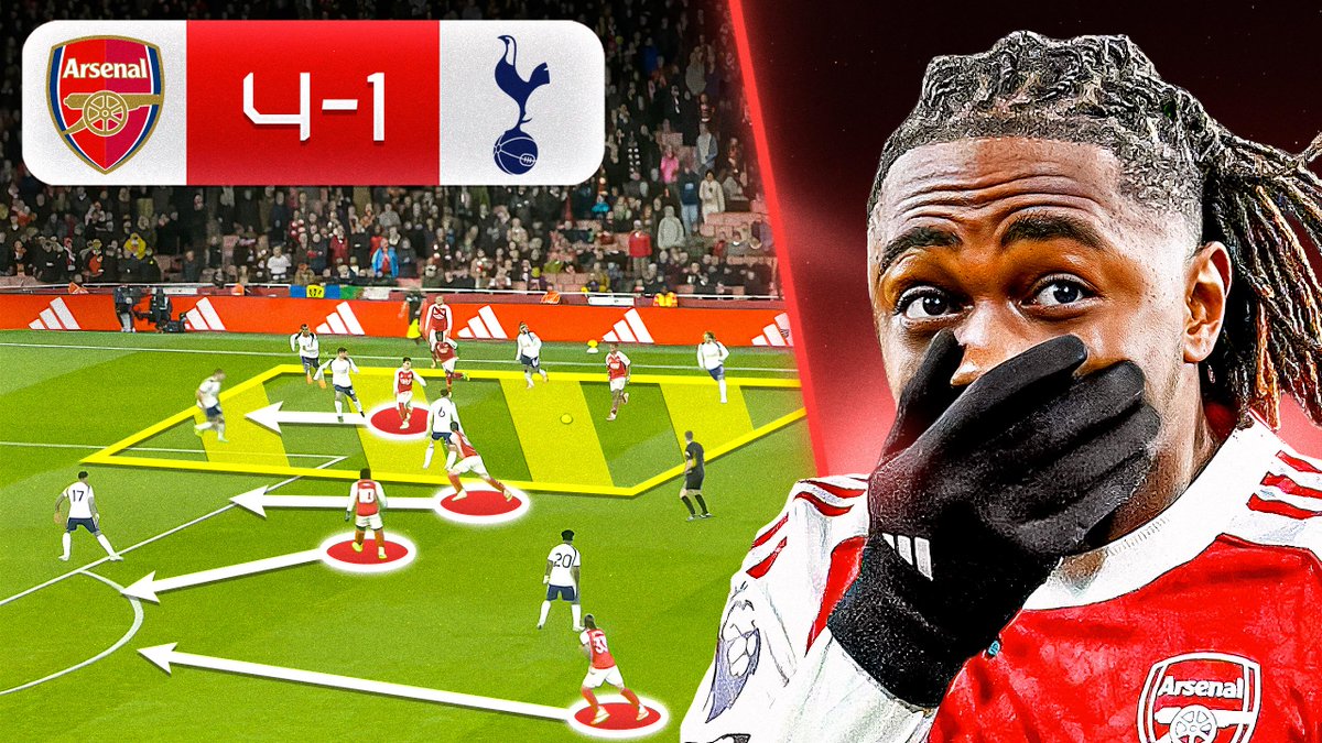 At times, Arsenal just played without a no.6 at all 🤷‍♂️

Rice &amp; Zubimendi attacked the box so aggressively, opening space for Eze &amp; Merino to make things happen 💡

Full thoughts on the derby by <a href="/JamesB_afc/">James B</a> below ⬇️

🔗 youtube.com/watch?v=uZOZ-4…