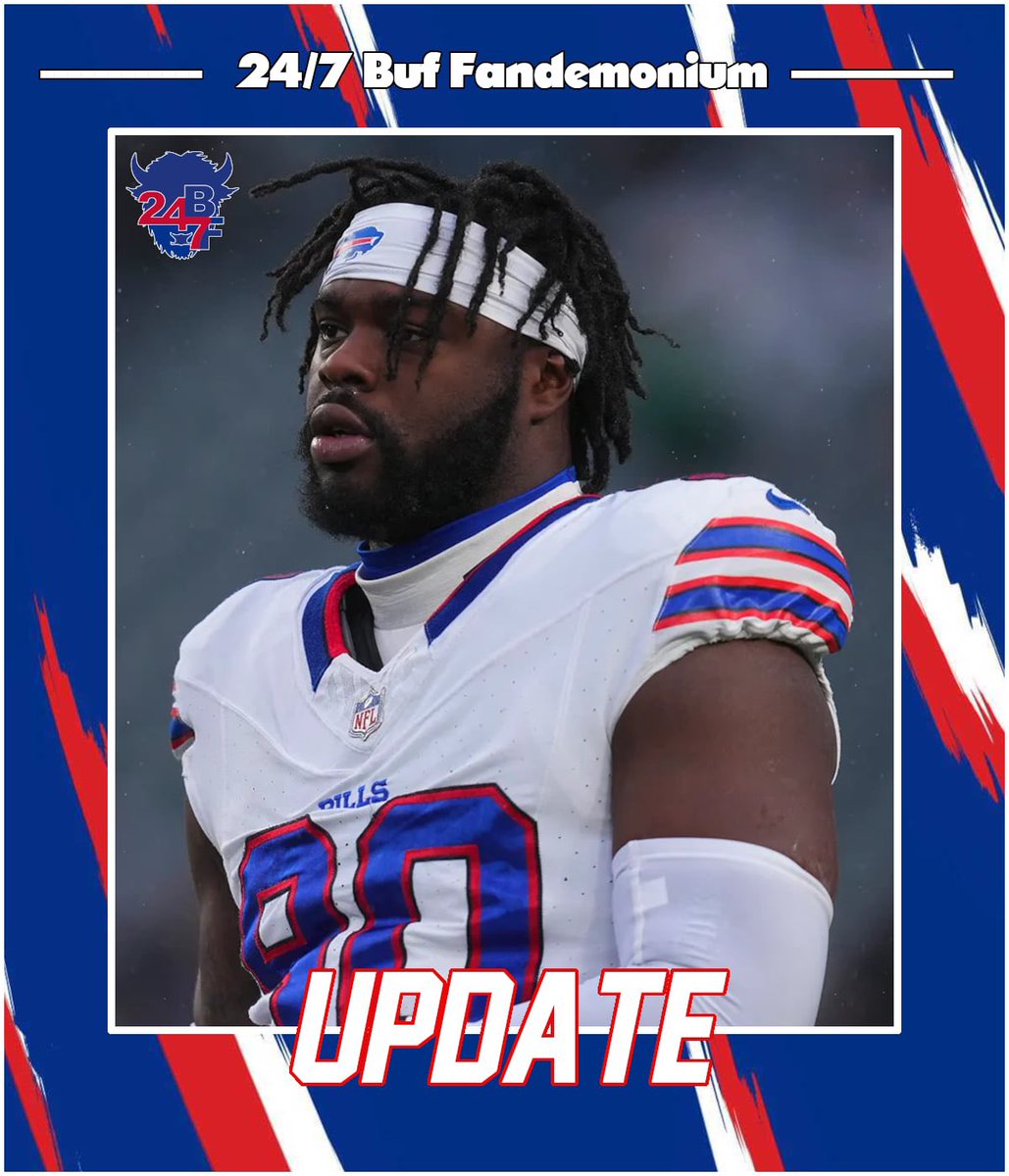 247BufFandem1's tweet photo. #BillsMafia
Back to Buffalo: The #Bills are signing DE Shaq Lawson to the practice squad after working him out yesterday per @MikeGarafolo
#GoBills #LetsGoBuffalo #FLXMafia #247Buffandemonium @FLXMafia @247BufFandem1
DE Andre Jones Jr. released https://t.co/Hf6Mi3SRoq
