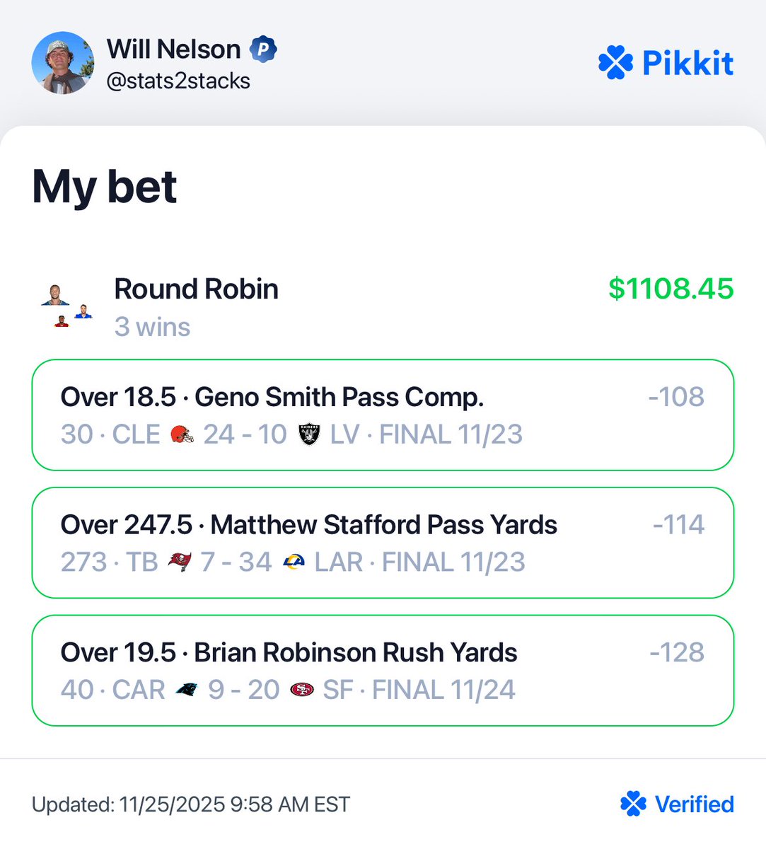 The Matrix has evolved 🧬

Most of you know me for my DFS plays, but recently I’ve been all in on bottom-up player prop projections found inside <a href="/EdgeZoneHQ/">EdgeZone</a>.

This past weekend, I took 3 projection edges and turned them into GOLD!

Continue 🔽