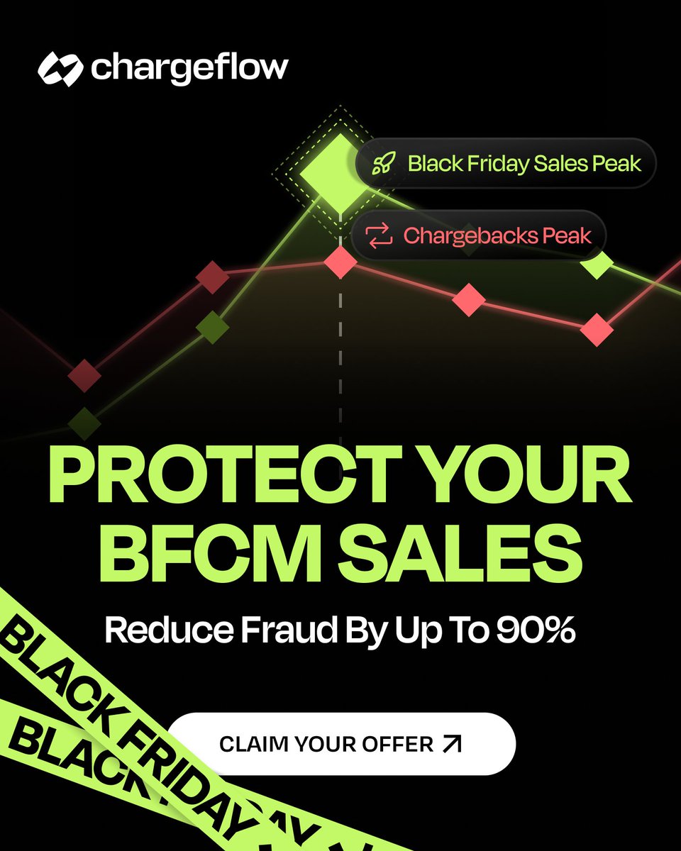 Everyone prepares for BFCM sales.
Nobody prepares for the chargeback wave in January.

Friendly fraud. Refund abuse. Return scams.
It all hits 30–90 days after BFCM… right when teams are exhausted.

This year, we’re helping merchants avoid the January Hangover.

Chargeflow is