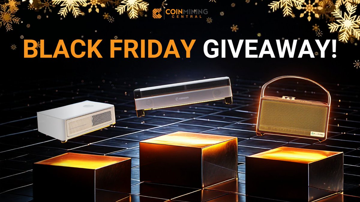 mining_central's tweet image. 🚨 Black Friday Giveaway 🚨

It&apos;s giveaway time again! This time, we’re giving you the chance to win one of these popular home miners -  3 winners, 1 miner each! 🎉

🔹 Avalon Mini 3 - Miner/Heater
🔹 Avalon Nano 3S - Miner/Heater
🔹 Fluminer L2 - Miner/Speaker

How to Enter:

❤️…