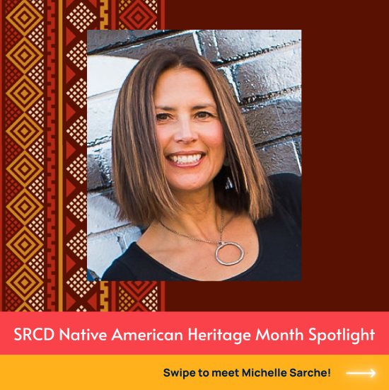 SRCDtweets's tweet image. Meet #SRCD member (and SRCD Indigenous Caucus member) Michelle Sarche! Michelle Sarche, PhD, is a professor and project lead at the Buffett Early Childhood Institute at the University of Nebraska. 

Read more of this insightful Q&amp;amp;A at bit.ly/4oUgUiN