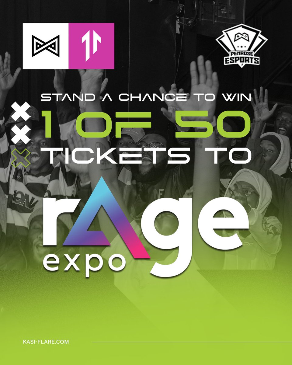 What a year, fam! 😭🔥

To say thank you, we’re giving away 50 RAGE tickets! 🎫

To enter:
1️⃣ Follow us on IG
2️⃣ Follow us on Facebook
3️⃣ Follow us on TikTok
4️⃣ Comment “Done!”

Tickets only.

#KasiFlare #RageGiveaway