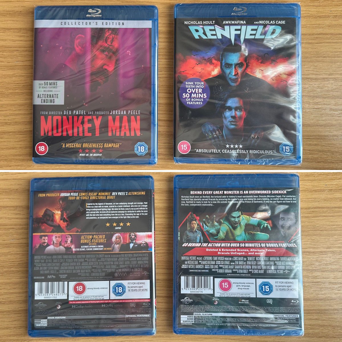 s77tux's tweet image. #LatestAdditions to my #BlurayCollection today: taking advantage of @hmvLivingston’s @BFI 2 for £15 offer with #TheKLF #23SecondsToEternity + #NeilJordan’s #TheCryingGame starring @ForestWhitaker; also #Renfield + @Dev_Patel’s #MonkeyMan… #Bluray #PhysicalMedia #KeepDiscsAlive