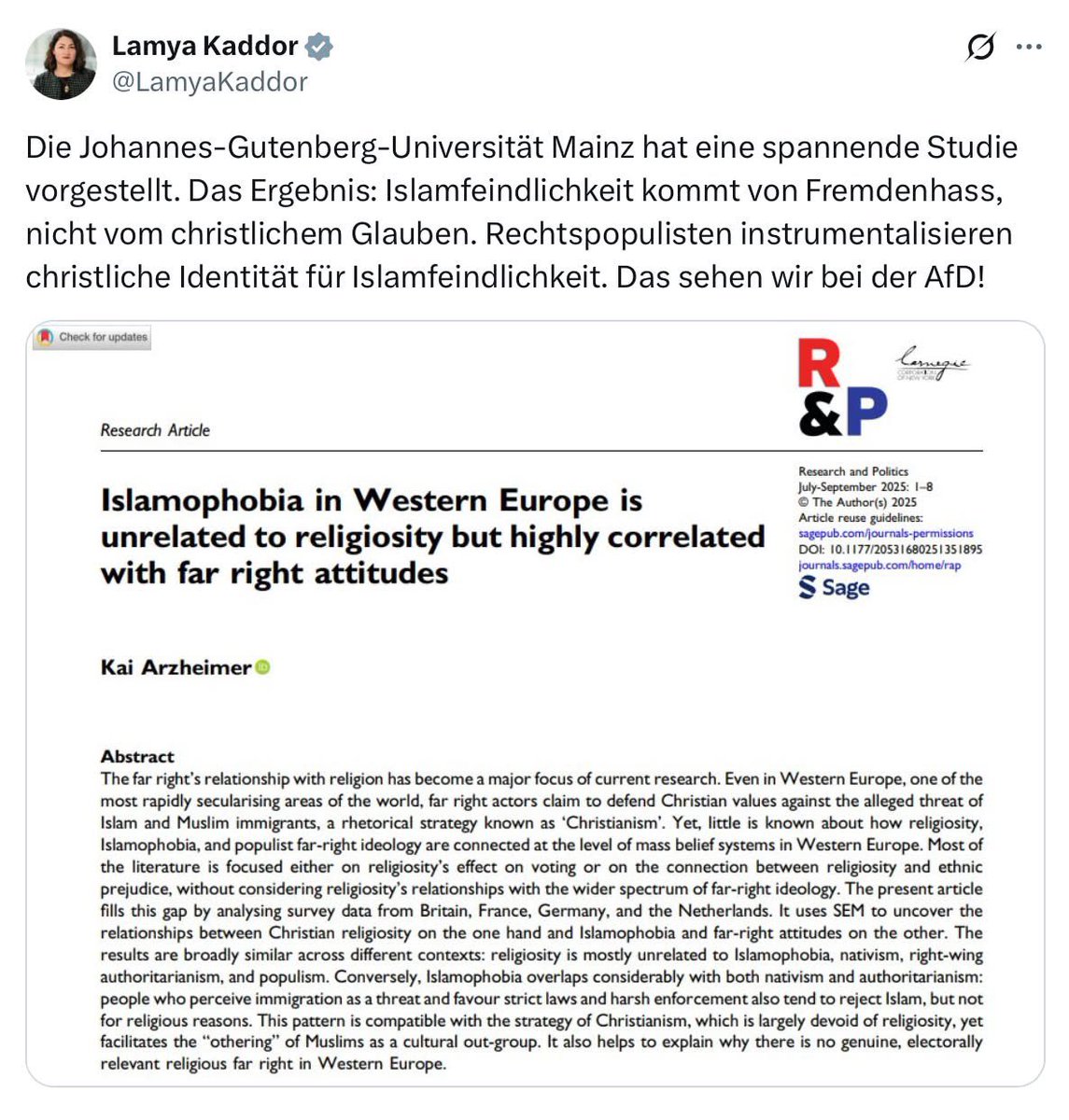 Birgit_Kelle's tweet image. Islamfeindlichkeit kommt vor allem aus schlechter Erfahrung mit Allahs Bodenpersonal. #Servicetweet