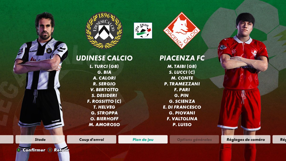 PESSimulation's tweet image. Next up in Serie A 96-97:
 Udinese vs. Piacenza in Friuli.
Both sides are still winless after three matchdays, and the pressure is rising.
A crucial clash where someone must finally break the deadlock.
Stay with us for this key matchup. ⚽🇮🇹