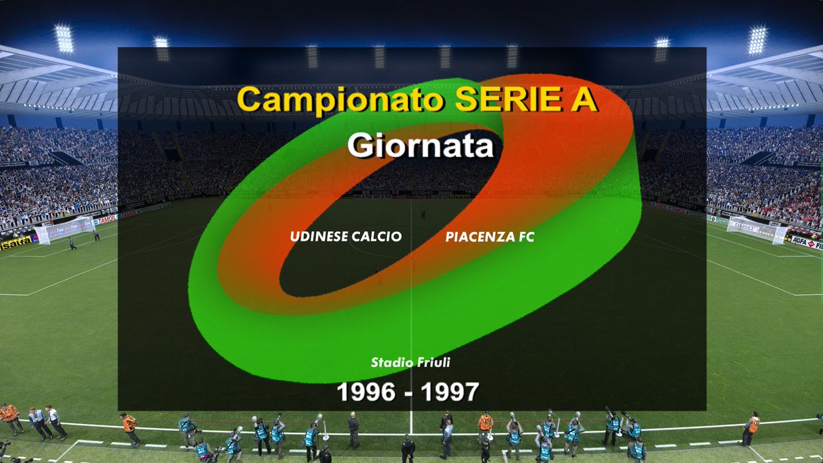 PESSimulation's tweet image. Next up in Serie A 96-97:
 Udinese vs. Piacenza in Friuli.
Both sides are still winless after three matchdays, and the pressure is rising.
A crucial clash where someone must finally break the deadlock.
Stay with us for this key matchup. ⚽🇮🇹