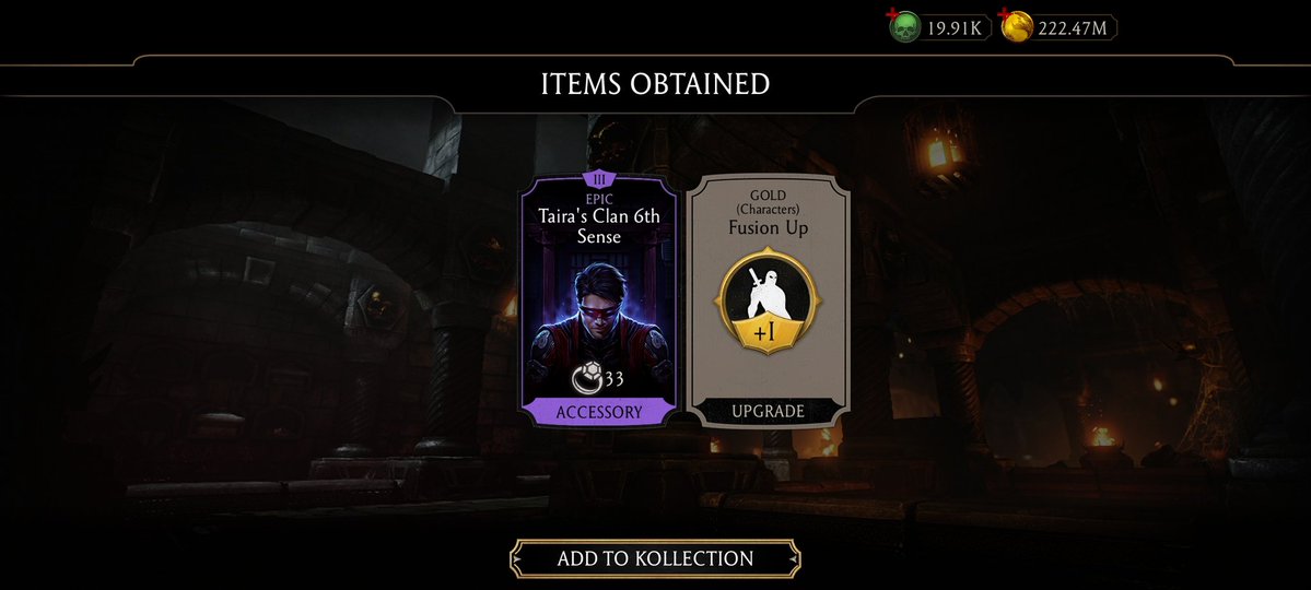 Vasim_Khan789's tweet image. Back to back Epic drops from consecutive #Krypt Run this time A Fusion
#mortalkombatmobile 
@MKMobileGame