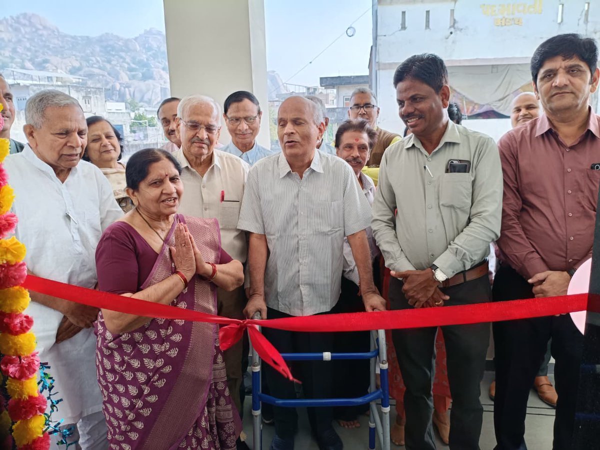 One more feather - BPA sets up Vocational Training Unit for people who have recovered from Pychiatric Conditions at National Association for the Blind, Sabarkantha Idar Branch by Shri Madan Sinh Chauhan, Principal, DIET. Thanks to teams from BPA and NAB Idar for their presence