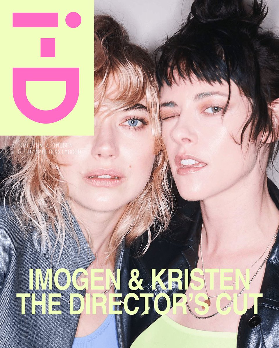 CINEMA505's tweet image. Kristen Stewart e Imogen Poots (A Cronologia da Água) para a i-D.