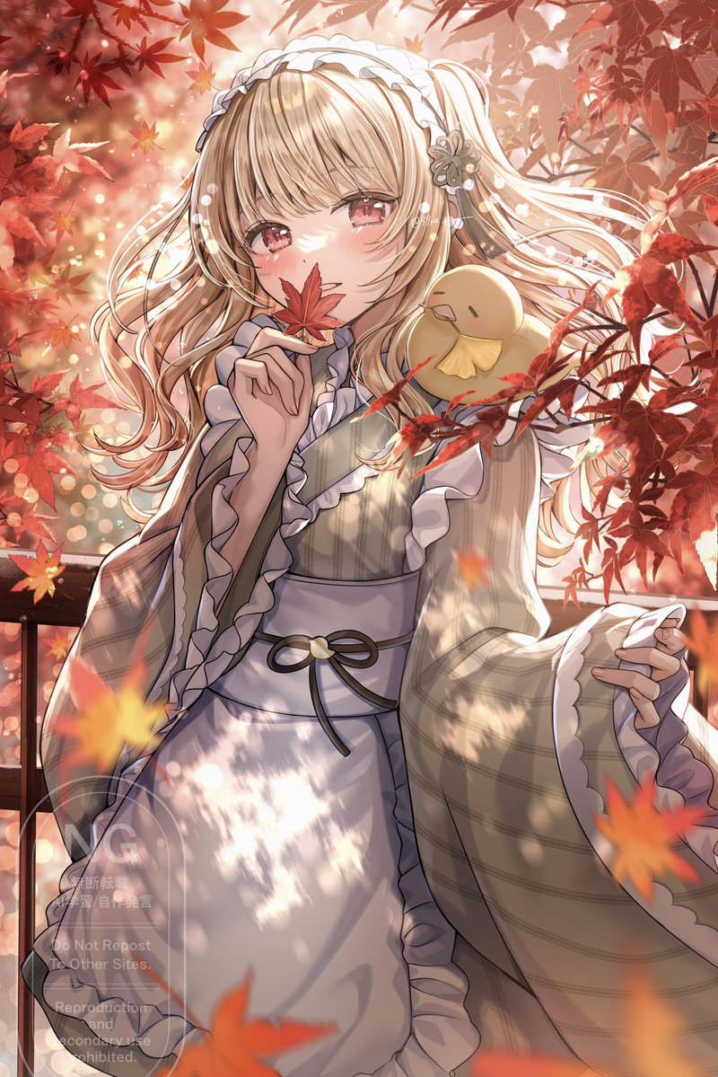 #Skeb
『息づく紅葉』🍁