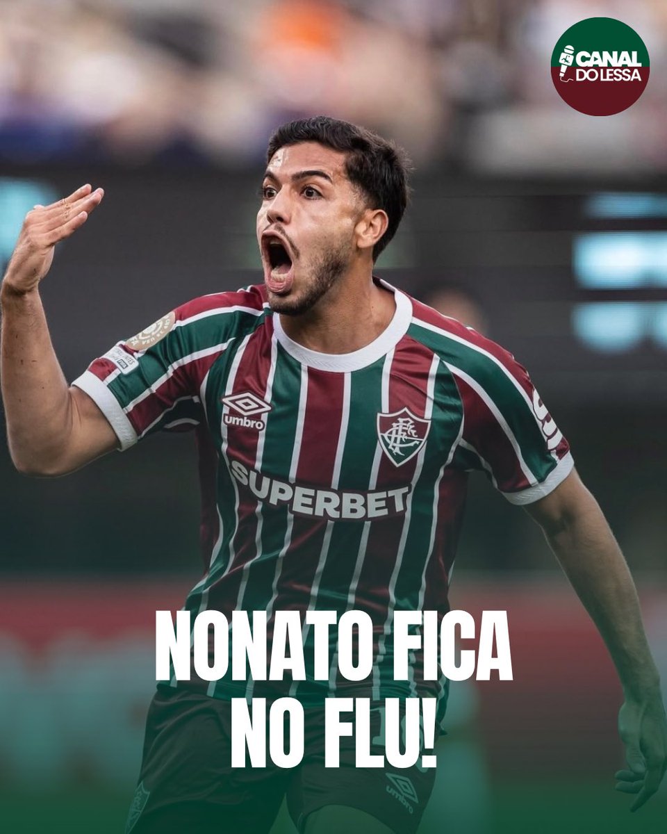 Victorg_Lessa's tweet image. 🚨Fluminense exerce opção de compra junto ao Santos e Nonato seguirá no clube em 2026. Já há um acerto financeiro entre as partes e restam apenas detalhes burocráticos.
Assinatura do vínculo em definitivo ocorrerá até sexta-feira.