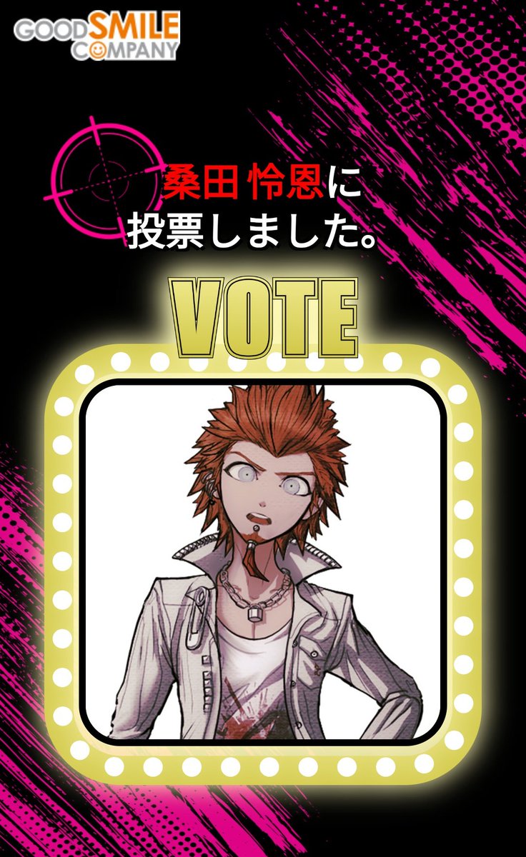 ダンガンロンパシリーズねんどろいど化希望投票に投票しました！ 桑田