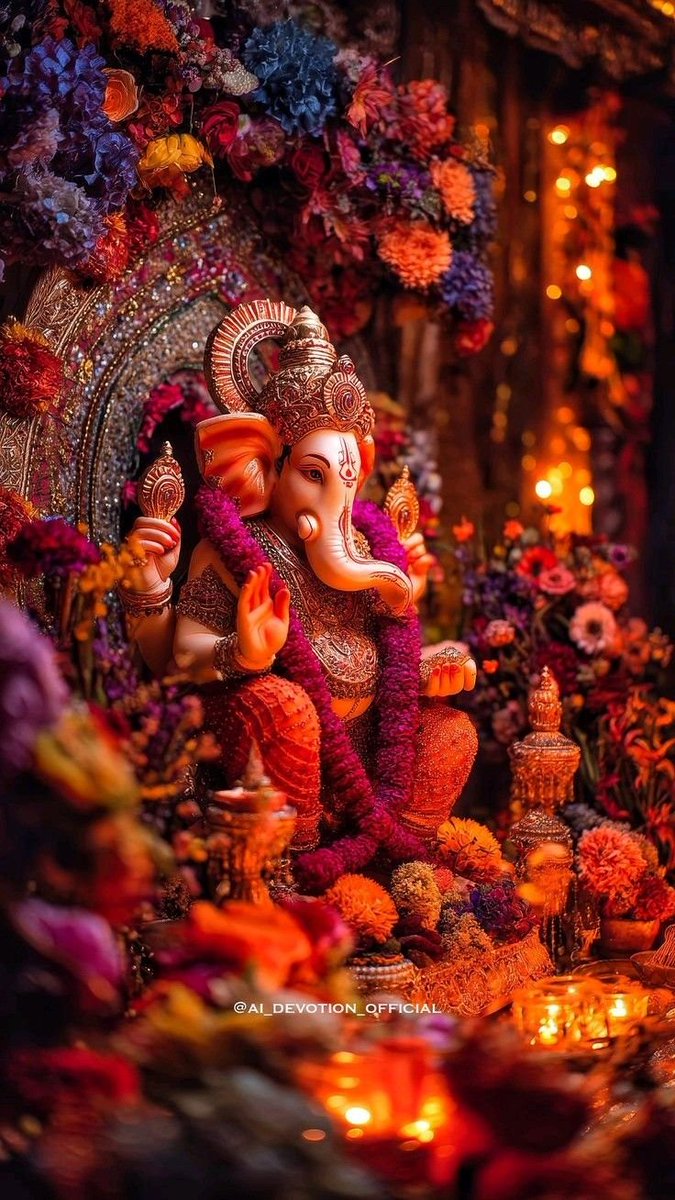 प्रणम्य शिरसा देवं गोरीपुत्रं विनायकम्।
भक्तावासं स्मरेननित्यं आयु:कामार्थसिद्धये॥

#ॐ_गं_गणपतये_नमः 
!! गणपति  बप्पा मोरया  !! मंगलमूर्ति  मोरया !!
सुप्रभात 
#RamMandir #GMMTV2026 #GoldenDiscAwards #Santapp