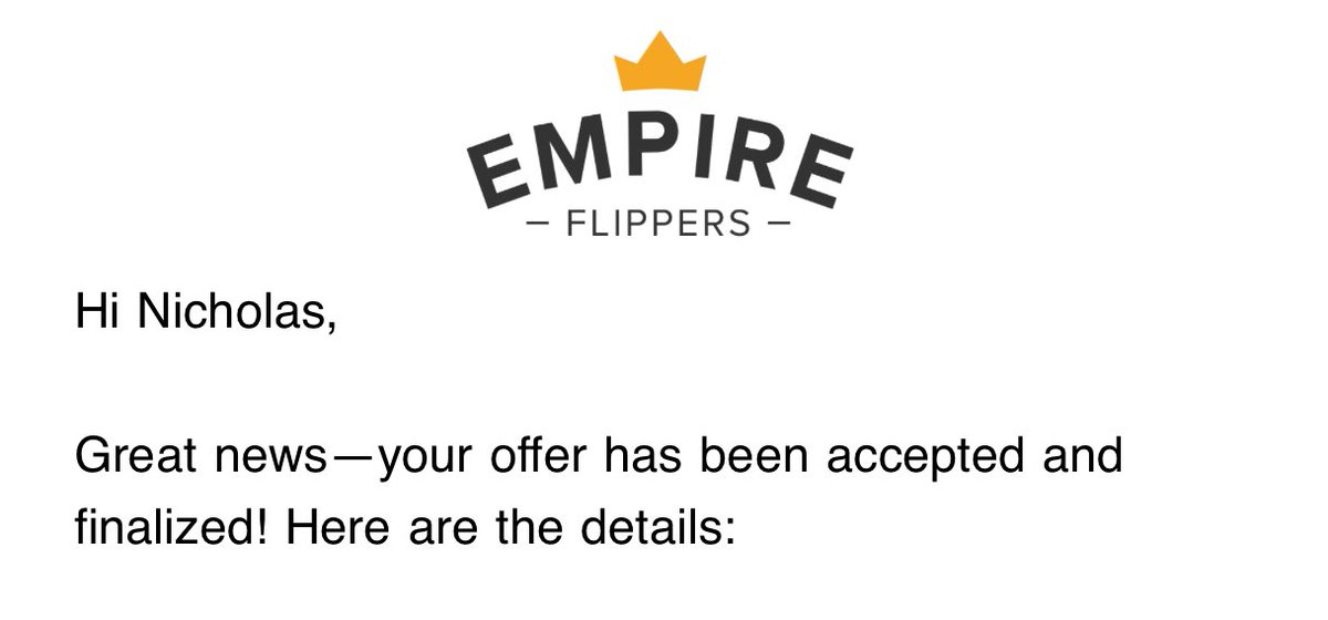 Well that was fast! 

My offer was accepted. It was 28% below the asking price.

Now I have to get in and do some due diligence. I picked a short due diligence window to increase the probability of my offer being accepted.

So I’ll find out pretty soon if everything is