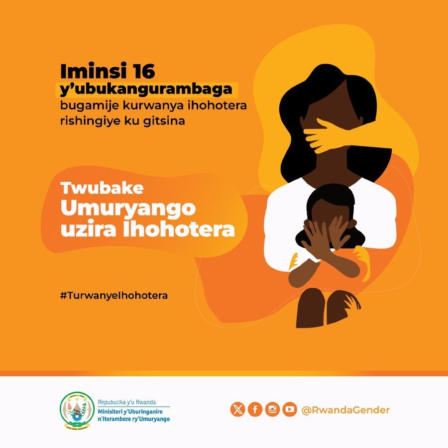 RwandaGender's tweet photo. Abayobozi batandukanye bifatanyije n'abaturage mu nteko y'abaturage y'Umurenge wa Rutunga @Gasabo_District, banatangiza iminsi 16 y'ubukangurambaga bugamije kurwanya ihohotera rishingiye ku gitsina. Iki gikorwa kandi cyatangijwe mu  turere twose tw'u Rwanda.
#TurwanyeIhohotera https://t.co/HATQiTSU8N