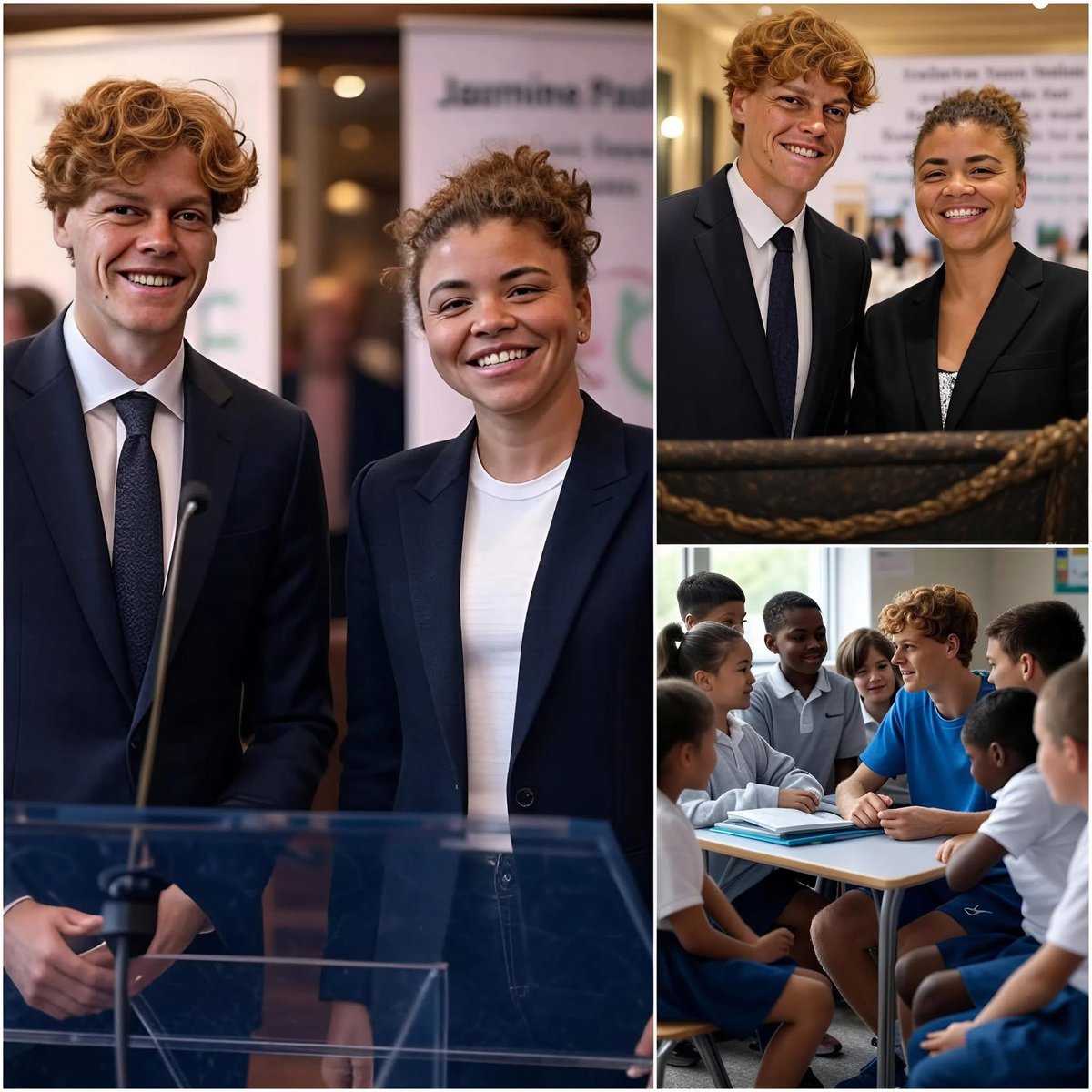 ❤️
Tennis Hoy

💕ULTIME NOTIZIE: Jannik Sinner e Jasmine Paolini hanno ufficialmente avviato insieme un progetto per il lancio della Fondazione Italiana Borse di Studio Tennis per Orfani e Bambini con Bisogni Speciali, con la missione di garantire ai bambini l’accesso allo sport