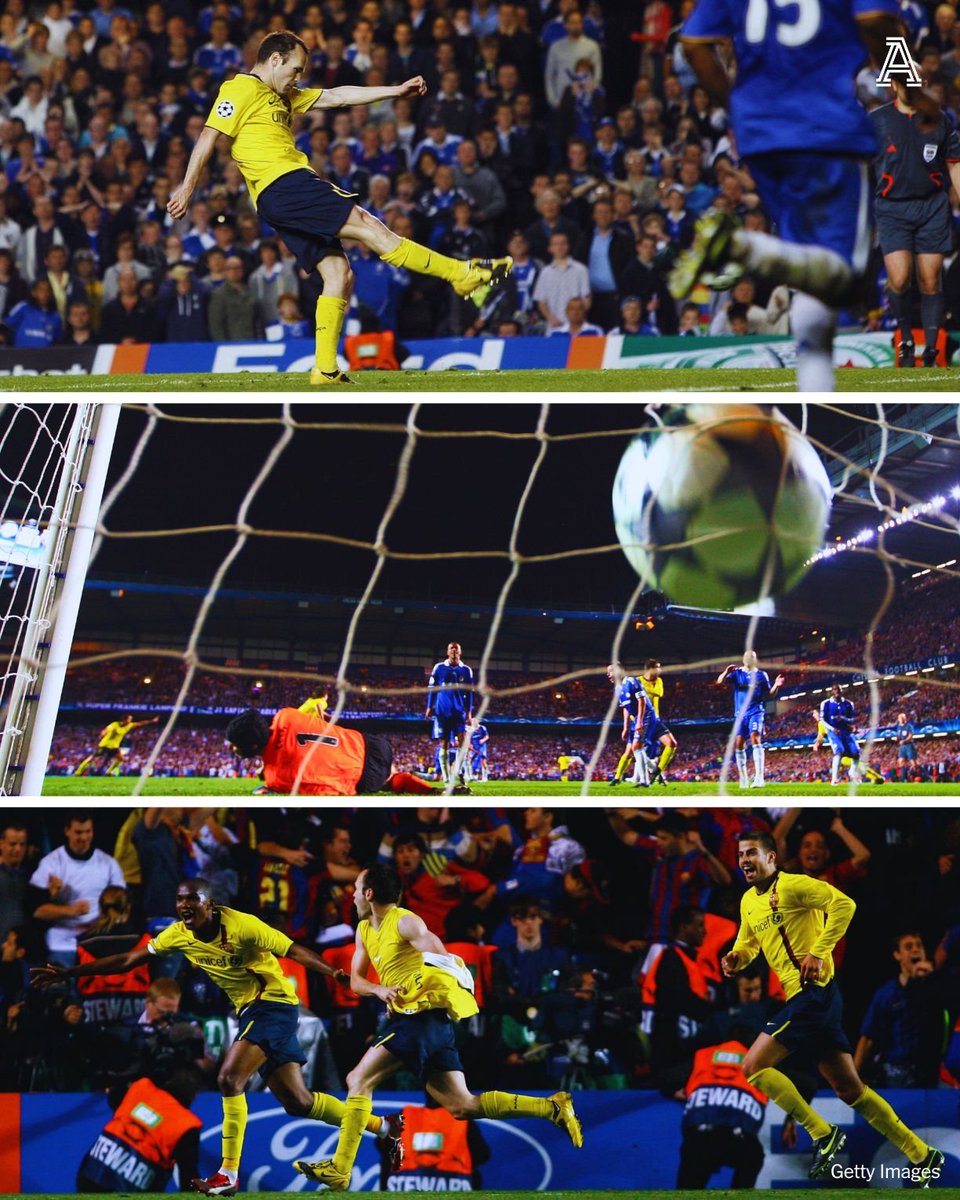“It (the semi-final) was practically all lost.”

Andres Iniesta recalls his 93rd-minute equaliser at Stamford Bridge in May 2009 — the goal that earned Barcelona a place in the Champions League final at Chelsea's expense:

“I remember when Dani (Alves) was bringing the ball up