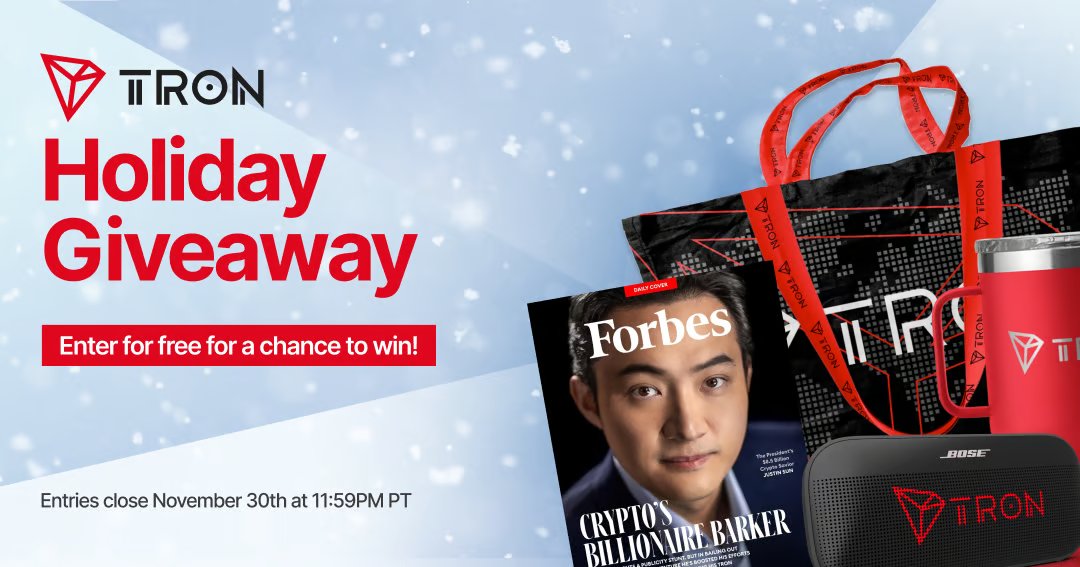 tottyweb's tweet image. TRON Holiday Giveaway🎁

ジャスティンサンタ🎅さんから
豪華なプレゼント企画が!!!!!

ただ😢日本からは参加できなそう...

勤労感謝の日プレゼントキャンペーン
終わったばかりだけど....
@TronDao_JPN さん是非!!何卒!!
日本コミュニティ向けにも
TRONグッズのプレゼント企画を😭🙏🙏🙏…