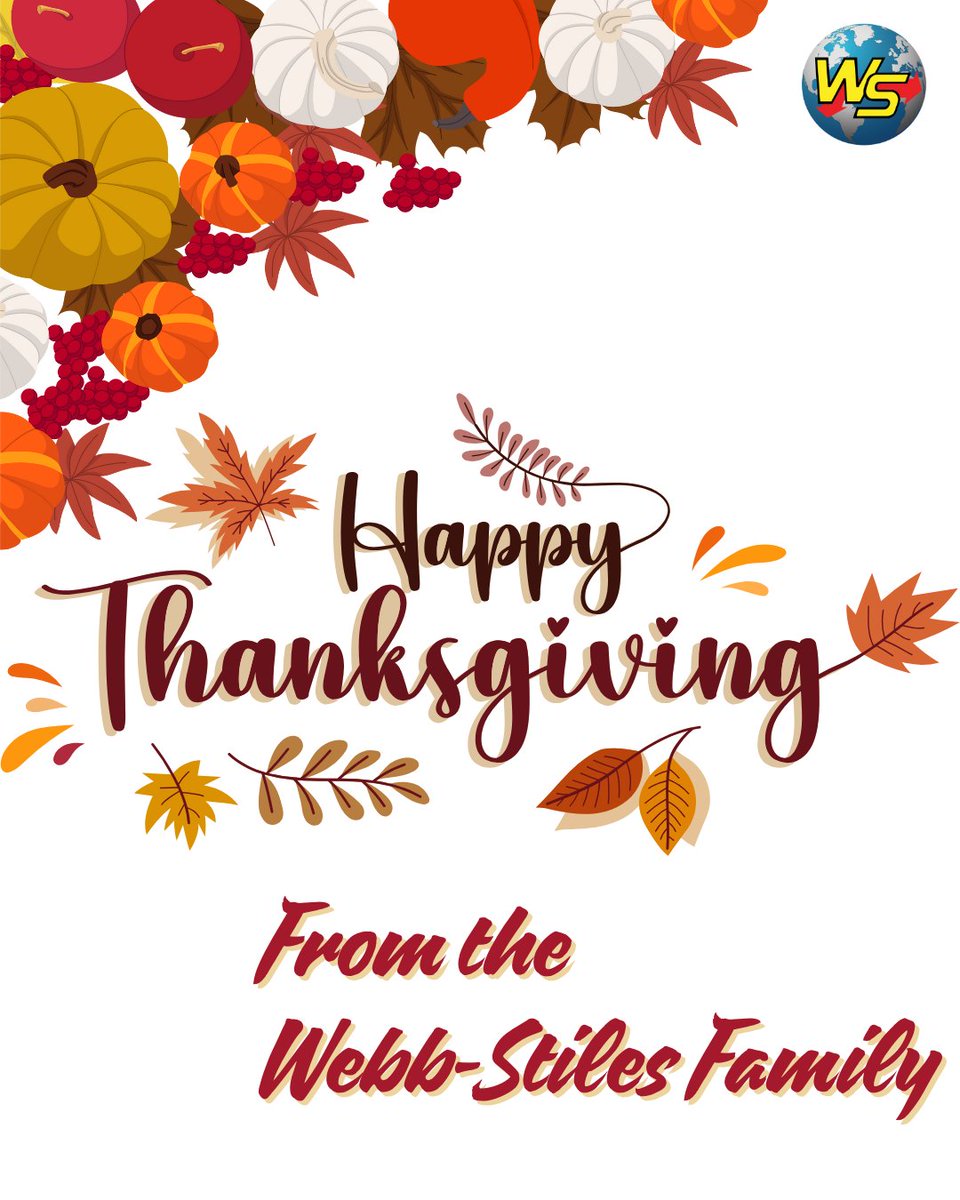 WebbStilesCo's tweet image. Today we’re giving thanks for the people who make our work possible — our dedicated employees, loyal customers, and trusted vendors.
Wishing everyone a safe and happy Thanksgiving.

#ConveyorManufacturing #MaterialHandling #CustomConveyors