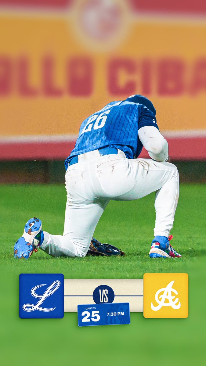 TigresdelLicey's tweet photo. HOY es un buen día para continuar lo que iniciamos ayer… 🙌🏼😎✨

#ElGlorioso 💙 https://t.co/vUoMAj6dC5
