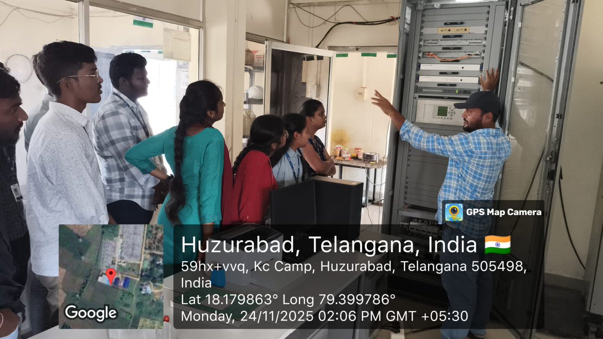 EEESRUniversity's tweet image. Our III B.Tech EEE students visited the 220 kV TGTRANSCO Substation, Huzurabad, gaining hands-on exposure to power system operations.
Special thanks to Dr. Srikanth Velpula for coordinating the visit. ⚡
@sr_university 
#SRU #EEE #IndustrialVisit #TGTRANSCO