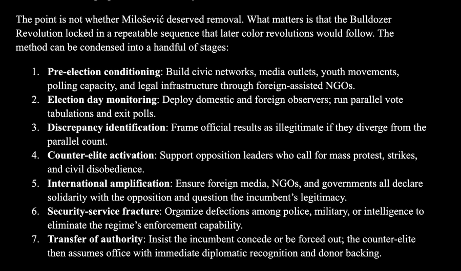 doc_gero's tweet image. 👇Everyone passably observant understands the Kelley-Slotkin video was designed to speed-run “elite defections” - a necessary precursor to open revolt and civil conflict - civil war. 

Peter Turchin mentions this as a precondition to societal breakdown in “End Times” &amp;amp; his…