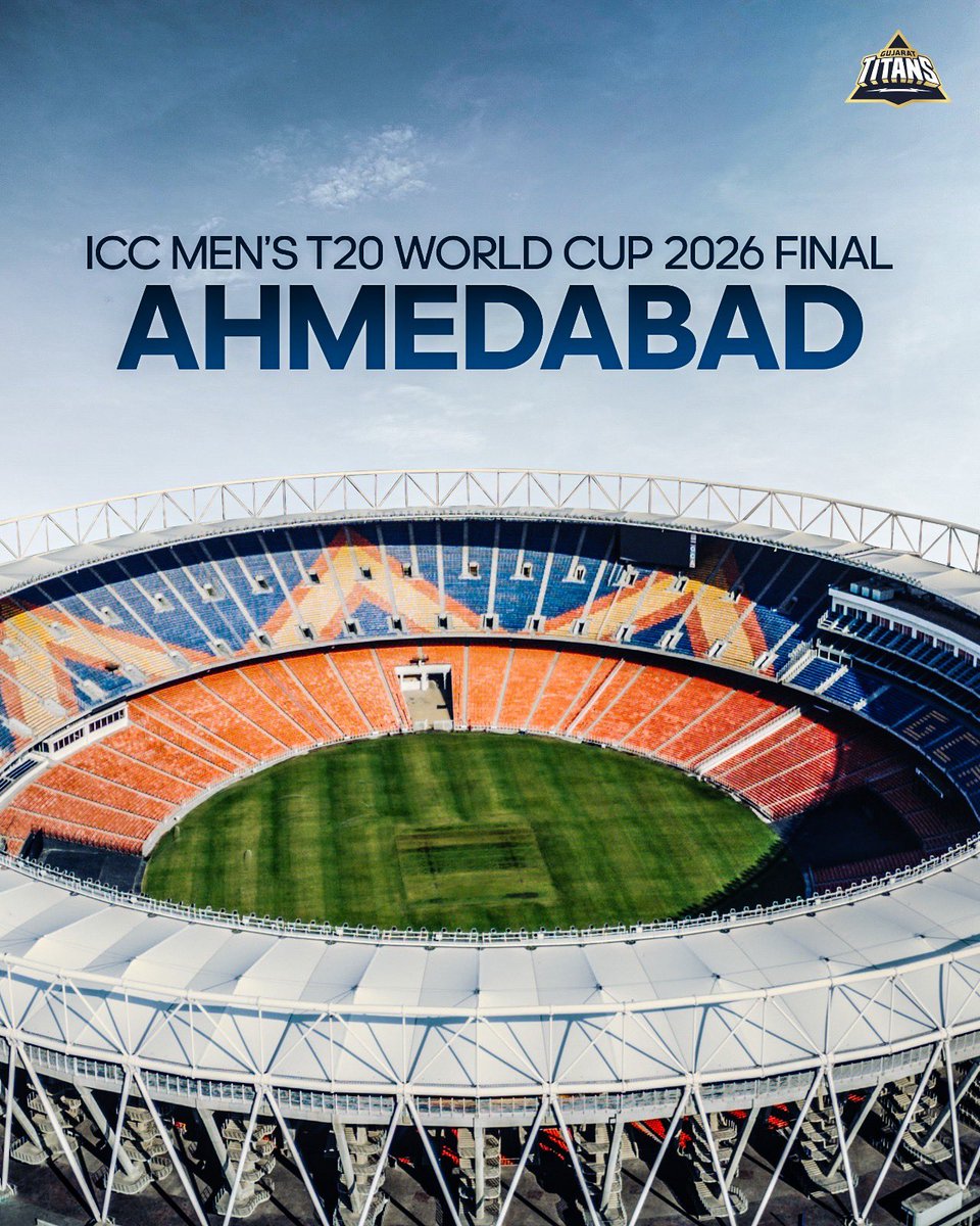 gujarat_titans's tweet photo. Ready with our 𝑰𝒏𝒅𝒊𝒂...𝑰𝒏𝒅𝒊𝒂... chants at Ahmedabad!🤞💙 https://t.co/SYGOtIVpti