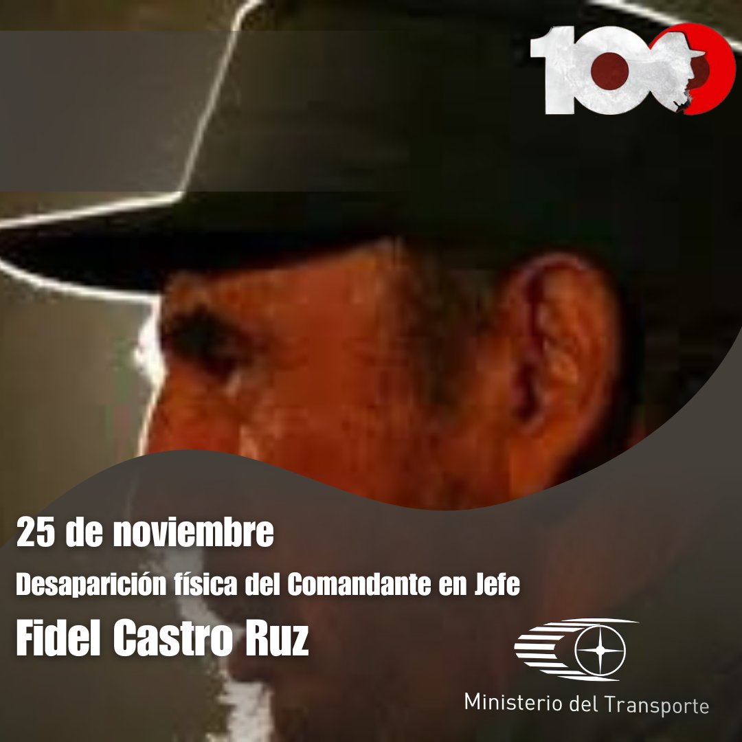 MitransCuba's tweet image. #FidelPorSiempre nos enseñó a no rendirnos jamás. Es símbolo de resistencia y dignidad. Su legado constituye guía a seguir, en el quehacer diario de la gran familia transportista. #100AñosConFidel