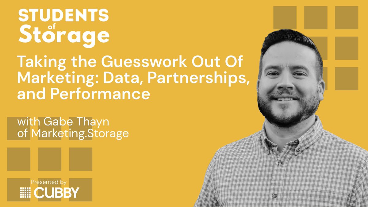 CubbyStorage's tweet image. Most storage operators are bleeding money on marketing without realizing it. 

Our latest Students of Storage with Gabe Thayn from Marketing.Storage breaks down exactly how to fix it. 

Have you listened? Listen here: cubbystorage.com/podcast