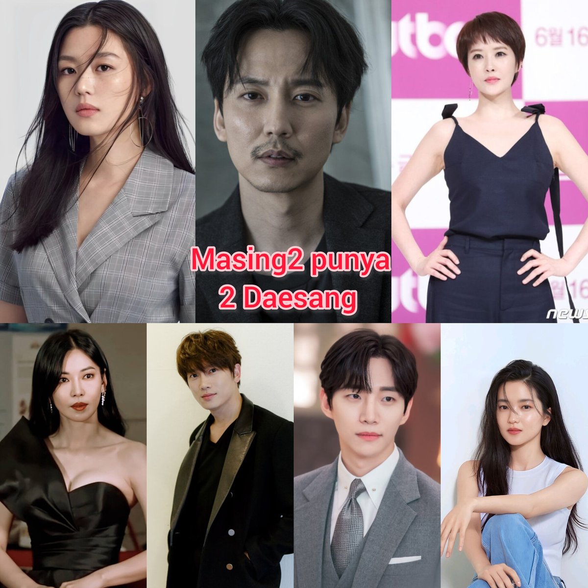 RatuBawel5's tweet photo. #JunJiHyun #LEEJUNHO #KimTaeri
#JiSung #KimSoYeon #Kimnamgil
#KimSunAh has won the Daesang (the highest acting prize in Korea) a record number of two times. https://t.co/z0gDuCjHyL