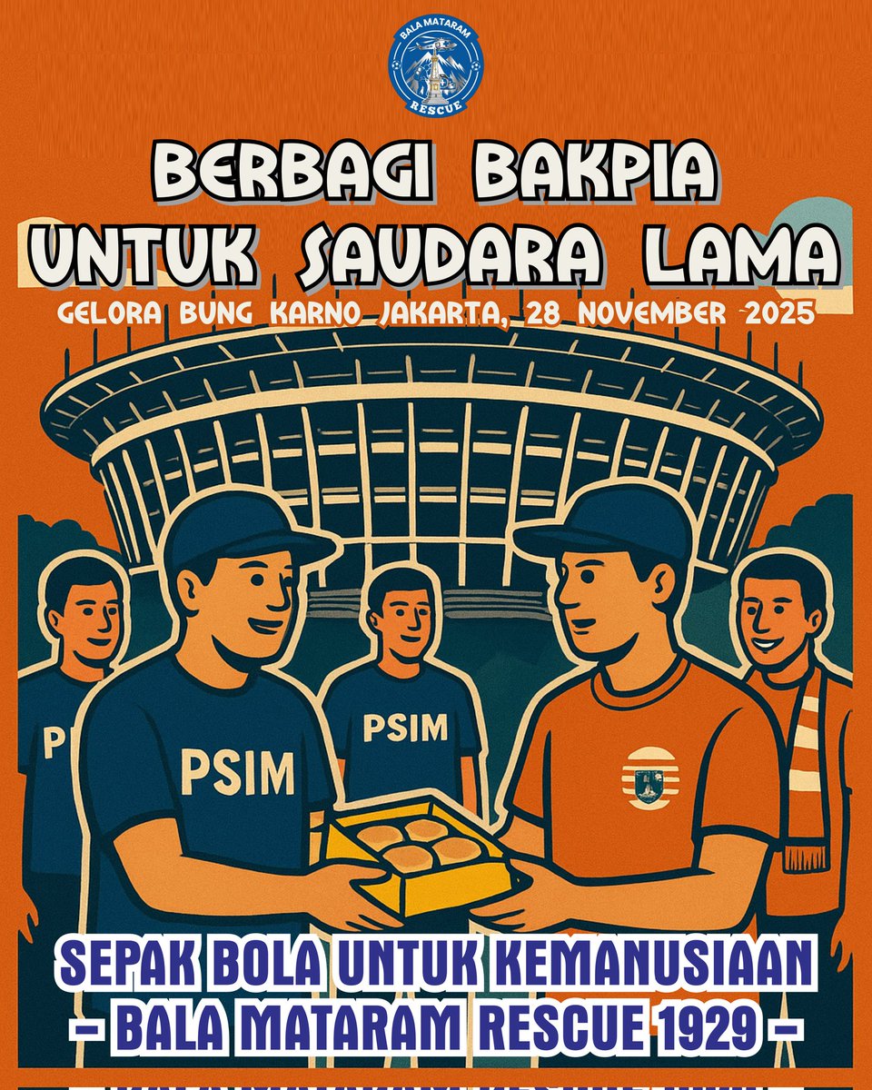 Ada sedikit oleh-oleh dari kita untuk teman teman Jakarta. makanan khas Jogjakarta. Bagi yang mau ikut beli bakpia Via BMR bisa hubungi +62 889-0296-1948

#sepakbolauntukkemanusiaan
#balamataramrescue
#KompakWaniMrantasi