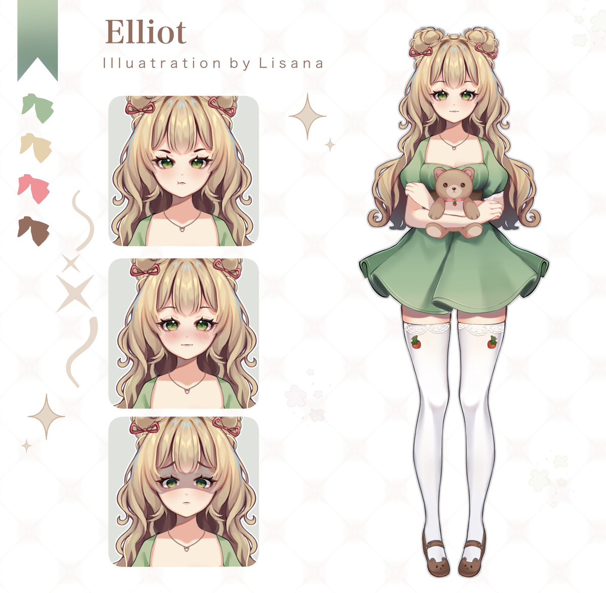 Pngtuber model commission are open! Discount going on on my vgen as well! 
#VTuberになった経緯